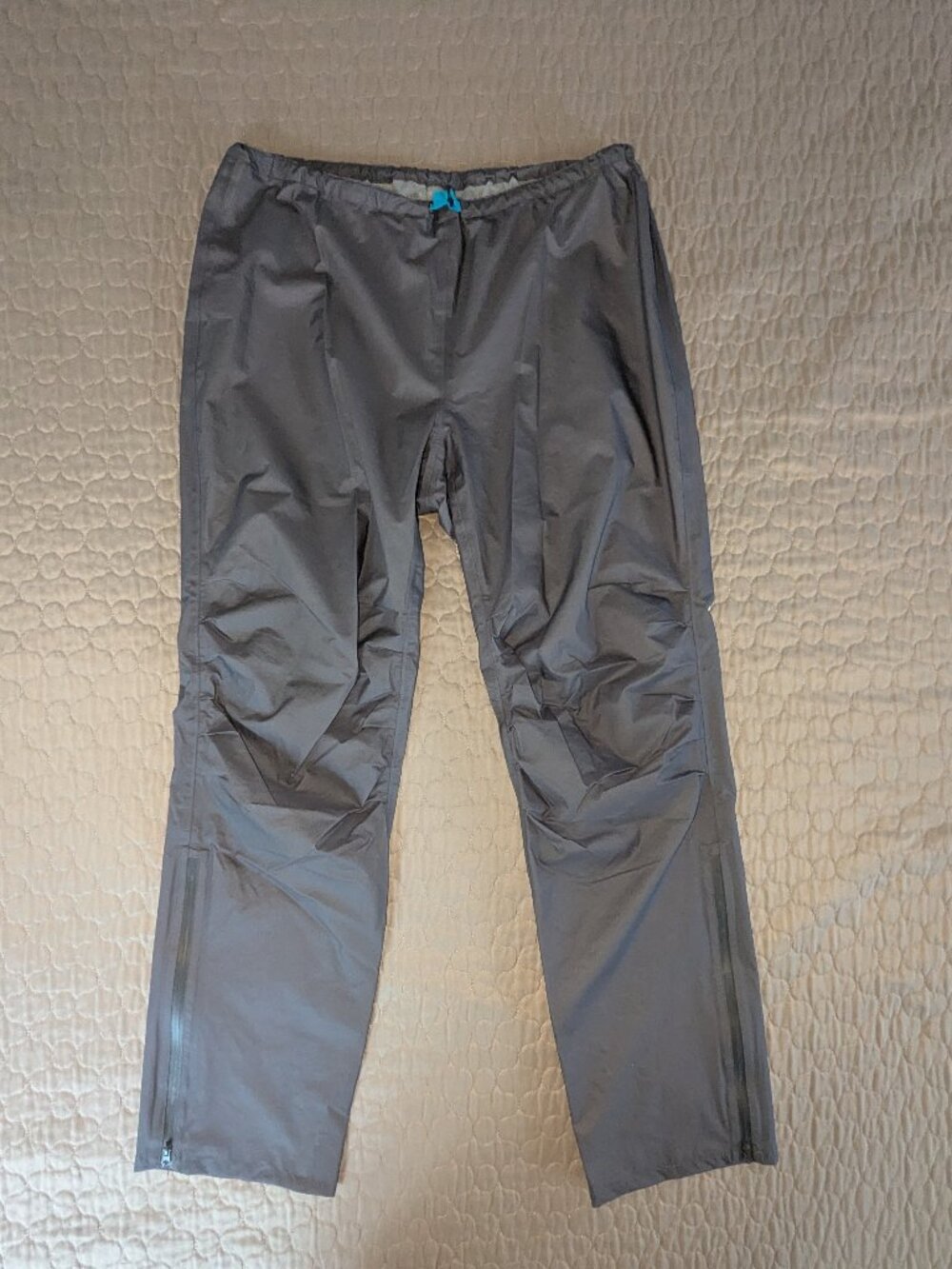 Ultimate Direction Ultra Lite Pant Waterproof Rain Running Pants Mens Large Gray